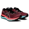 Asics Buty biegowe Gel Nimbus 23 Lite Show (Amortyzacja, odblaskowe) czerwono/czarne damskie